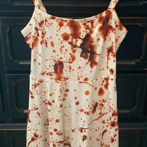Hot Topic Blood Splatter Dress XS